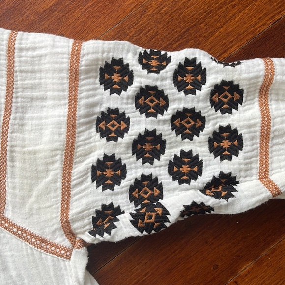 Piper cotton cheesecloth smock top - Picture 3 of 4